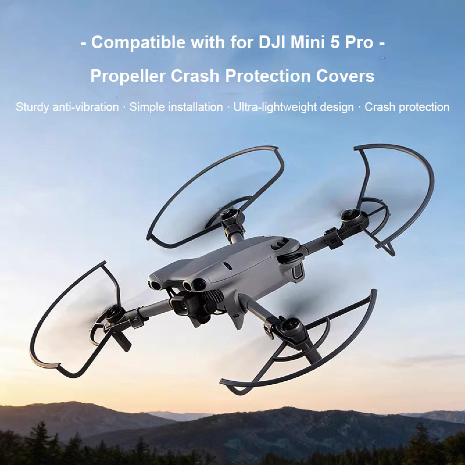 Drone Propeller Guard - DJI Mini 5Pro için çıkarılabilir koruma